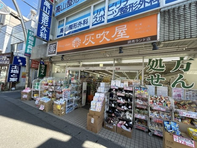 ハイフキヤドラッグ読売ランド店まで650m