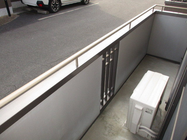 エヴァーグリーン西大和Bのバルコニー