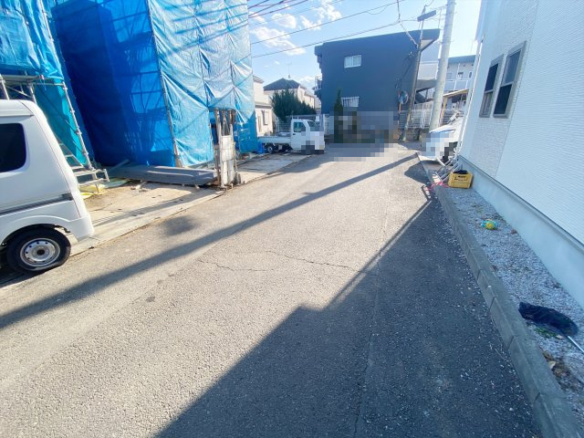 『八王子市新築戸建て』八王子市中野町3004-10【仲介手数料無料】　２期の前面道路含む現地写真|～仲介手数料無料☆八王子ひなた不動産～八王子市中野町　新築戸建て