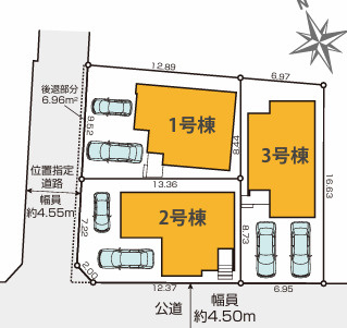 『八王子市新築戸建て』八王子市中野町3004-10【仲介手数料無料】　２期の区画図|～仲介手数料無料☆八王子ひなた不動産～八王子市中野町　新築戸建て