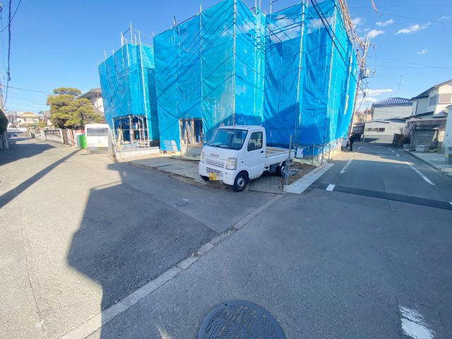 『八王子市新築戸建て』八王子市中野町3004-10【仲介手数料無料】　２期の前面道路含む現地写真|～仲介手数料無料☆八王子ひなた不動産～八王子市中野町　新築戸建て