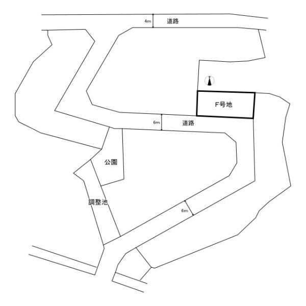 北葛城郡広陵町大字疋相の売地の土地図