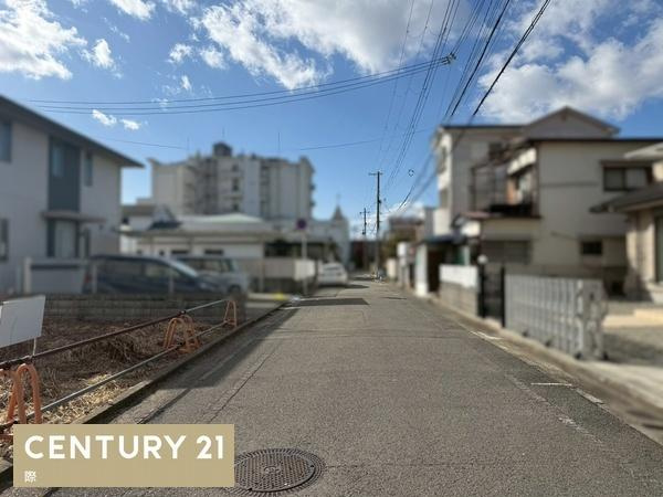 和歌山市吹屋町5丁目　土地の前面道路含む現地写真