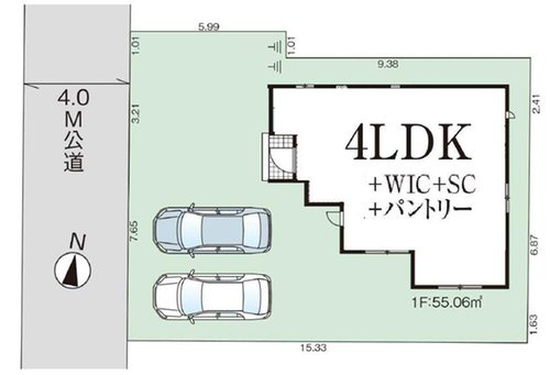 グラファーレ　岡山市中区山崎（８期）【仲介手数料無料】の区画図