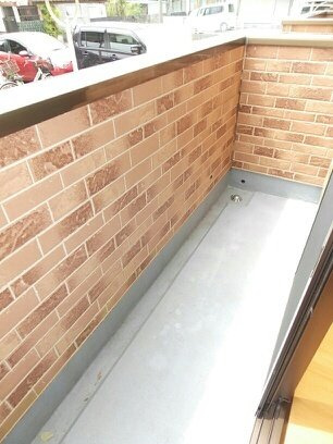 メゾングレイスＢのバルコニー