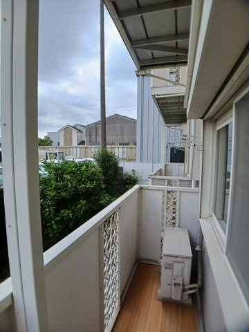 ソルトハイツのバルコニー