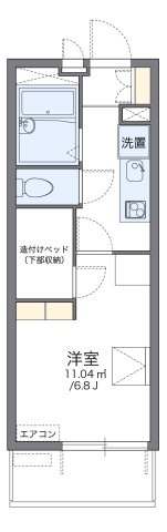 レオパレスセロームＢの間取り