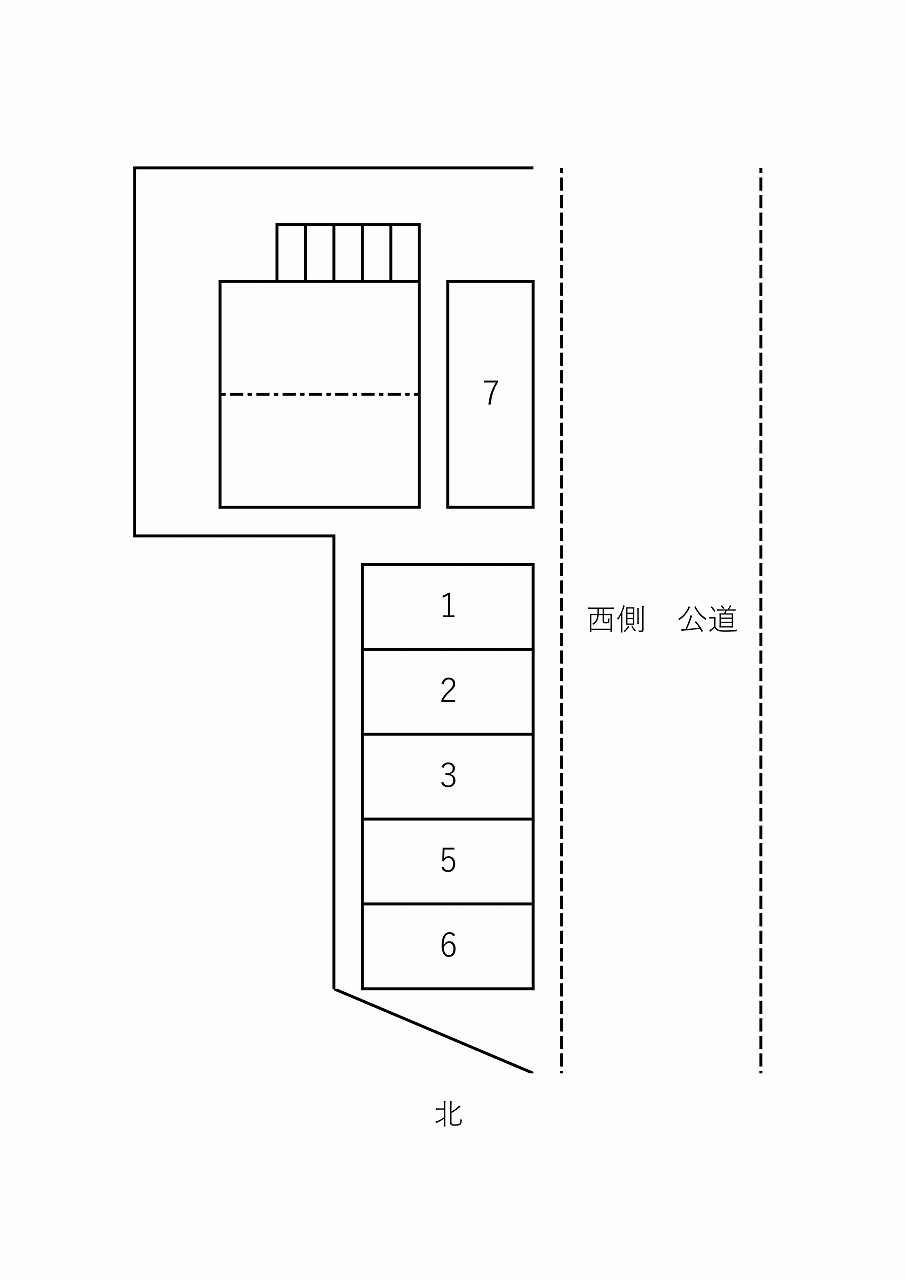 パレス緒川の区画図