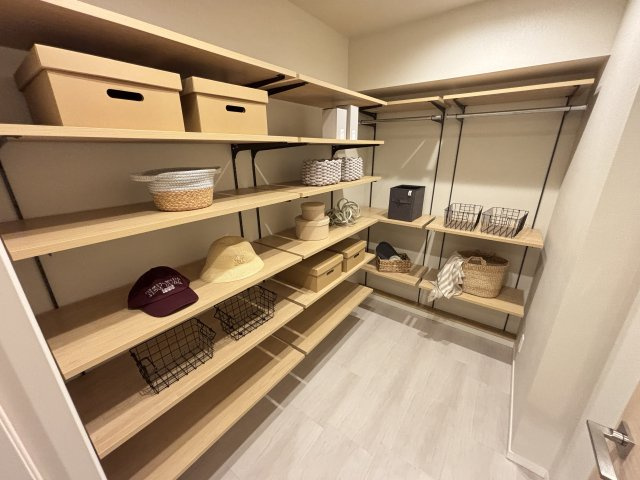 広々したマルチWICも別にあります。
