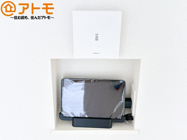 【防犯設備】 | 清水区三保第2期　新築戸建　1号棟 | TVモニター付きインターホンは訪問者を確認することができて、防犯性に優れています♪