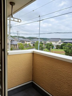 【バルコニー】 | フォレ羽鳥野Ⅱ | 暖かな日差しのふりそそぐバルコニー
