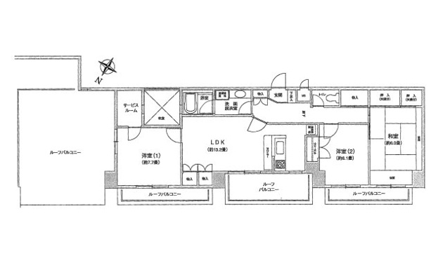 【間取り】 | ニューステージ川奈