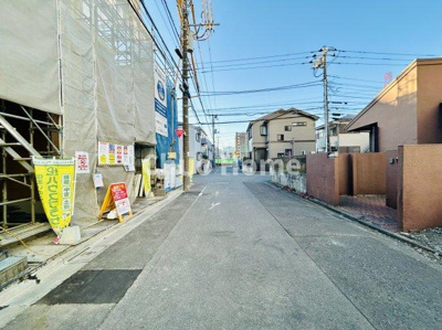 【前面道路含む現地写真】 | 江戸川区南葛西3丁目新築分譲住宅 | 全面道路