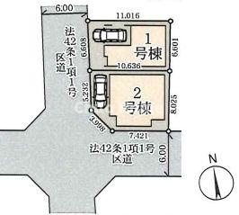 【区画図】 | 江戸川区南葛西3丁目新築分譲住宅 | 区画図