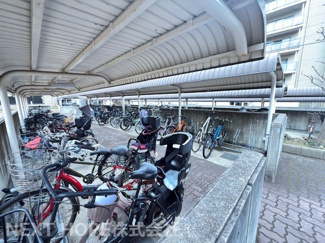 【駐輪場】 | サンリーノ逆瀬川野上ノースコート | 自転車置き場です♪