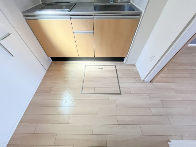 アヴニールの収納|洗濯機置場上収納