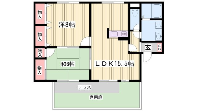 サンアベニュ－の間取り