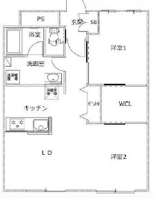 東カン中の島パークサイドマンションの間取り