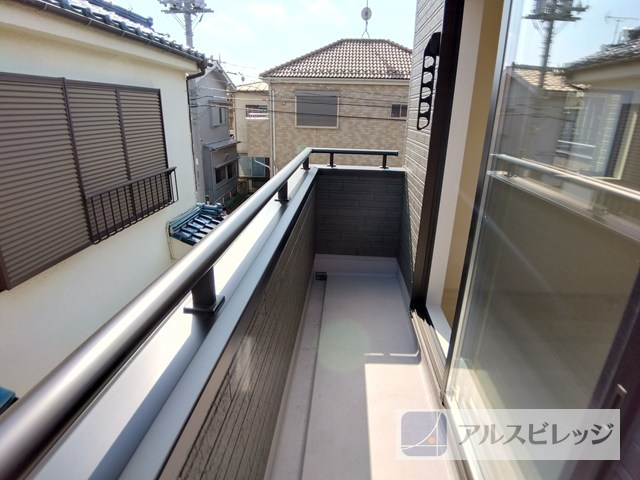 新築/新座市野火止３丁目のバルコニー|暖かな日差しのふりそそぐバルコニー