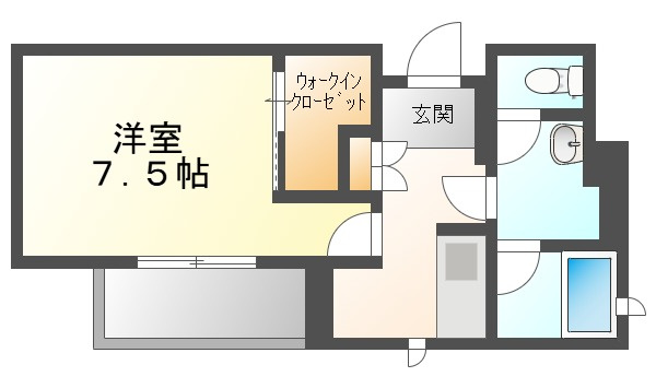 ウエストハイツの間取り