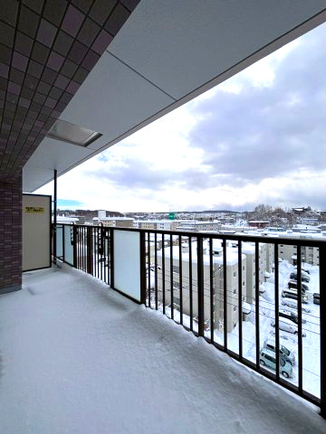 ファミリエール澄川のバルコニー