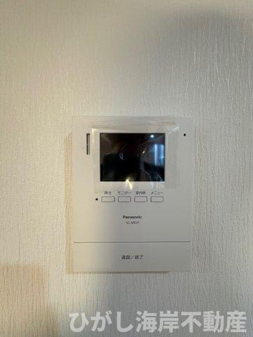 茅ヶ崎市浜竹3丁目　新築戸建　全４棟のセキュリティ|TVモニター付きインターフォン