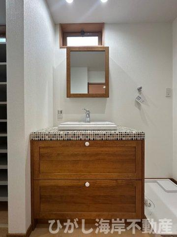 茅ヶ崎市浜竹3丁目　新築戸建　全４棟の独立洗面台|洗面化粧台