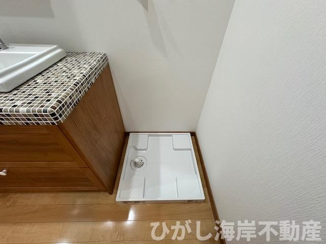 茅ヶ崎市浜竹3丁目　新築戸建　全４棟のランドリースペース|洗濯機置場
