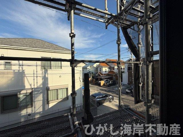 茅ヶ崎市浜須賀　中古戸建の展望|2月21日撮影　リフォーム工事中　バルコニーからの眺望