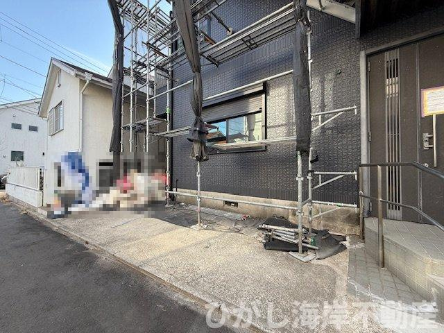 茅ヶ崎市浜須賀　中古戸建の駐車場|2月21日撮影　リフォーム工事中　駐車スペース