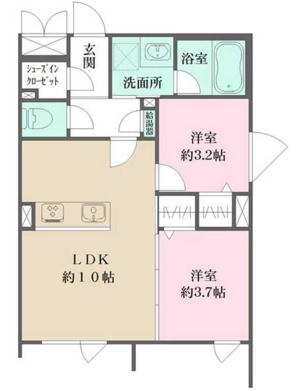 アトリオフラッツ三軒茶屋North　フリーレント　礼金０　新築の間取り