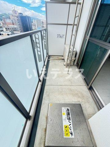 レユシール塚本のバルコニー