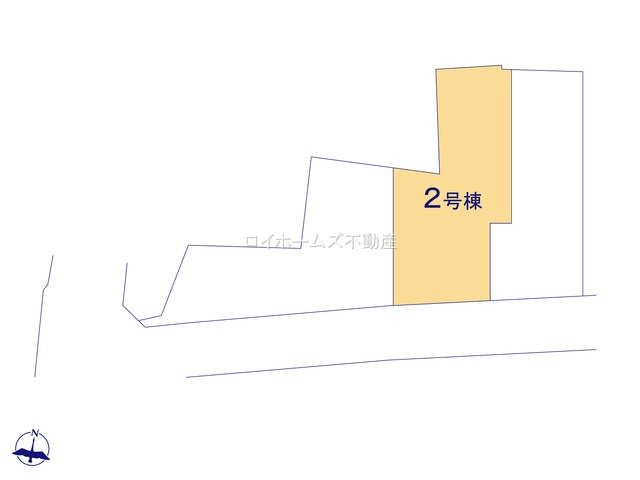【区画図】 | 津島市大字日光字東浦722-3『仲介料無料』新築戸建て | 2号棟