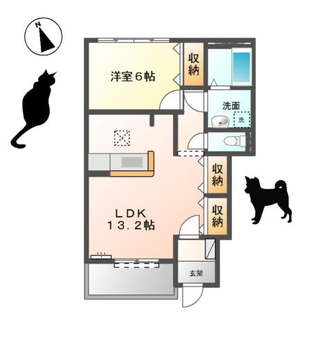 フェリーチェの間取り