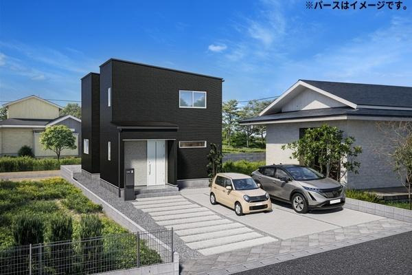 須賀一丁目　新築の外観|※外観パースはイメージです。現況と異なる場合は現況を優先させていただきます。