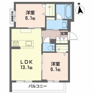 【間取り】 | シャーメゾン光樹セントラル