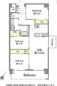 【間取り】 | 日商岩井東品川マンション