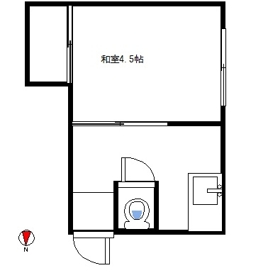 岩崎荘の間取り
