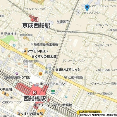 【地図】 | Ｓ－ＦＯＲＴ西船橋