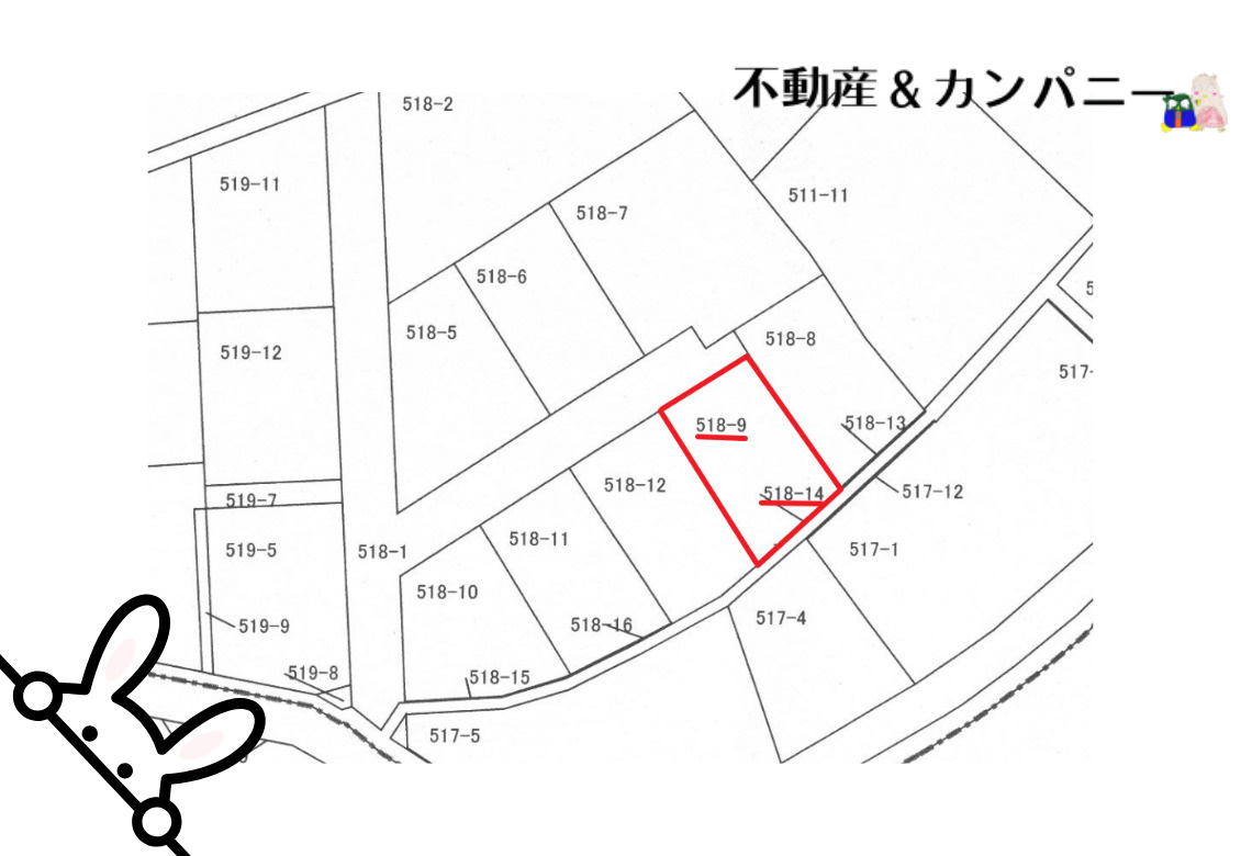 枝松1丁目中古戸建　松山市枝松1丁目の戸建賃貸の区画図