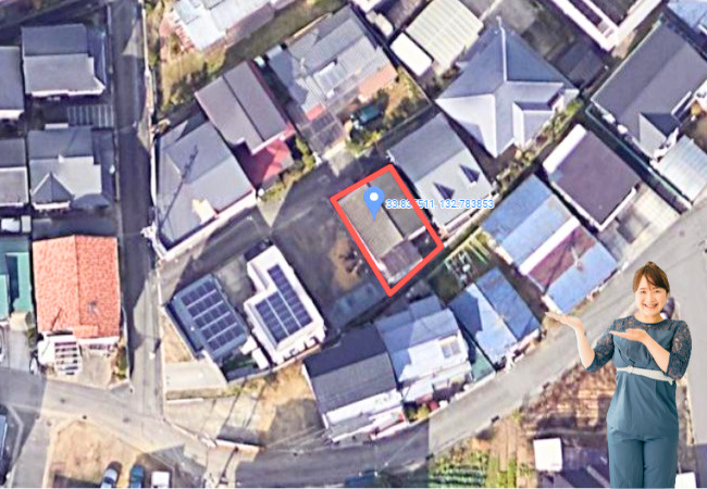 枝松1丁目中古戸建　松山市枝松1丁目の戸建賃貸の地図