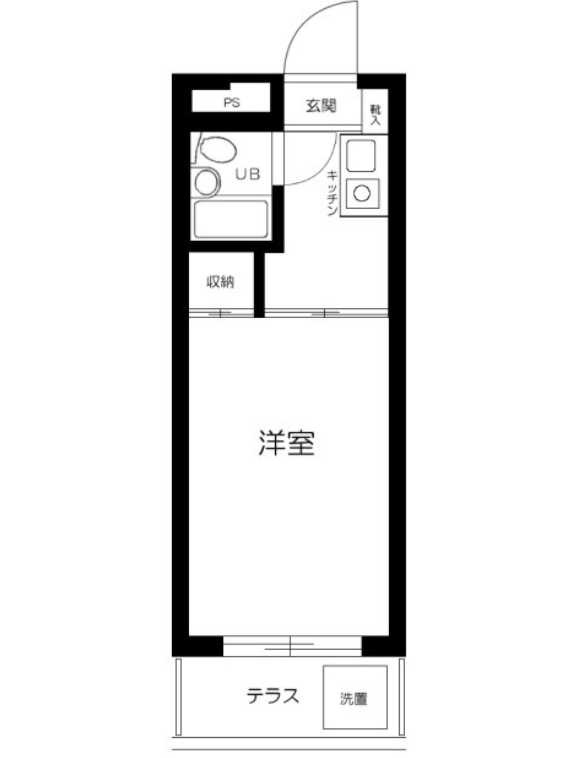 ハイタウン駒沢公園　分譲賃貸　陽当たり良好　学生さんオススメの間取り