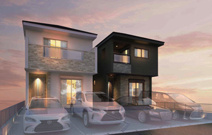 【名古屋市北区八代町1丁目22新築戸建1号棟】✨️仲介手数料無料✨️金城小学校・志賀中学校の画像