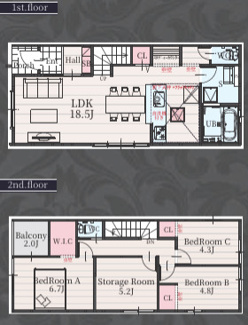  | 【名古屋市北区八代町1丁目22新築戸建1号棟】✨️仲介手数料無料✨️金城小学校・志賀中学校