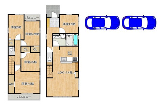 【間取り】 | 高師浜２丁目　新築分譲住宅　全３区画