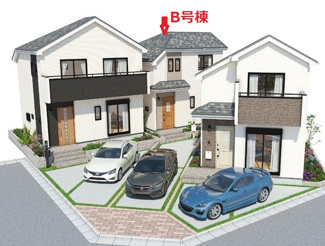 【間取り】 | 国立市富士見台１丁目　全３棟　B号棟　仲介手数料無料 | ３LDKです。