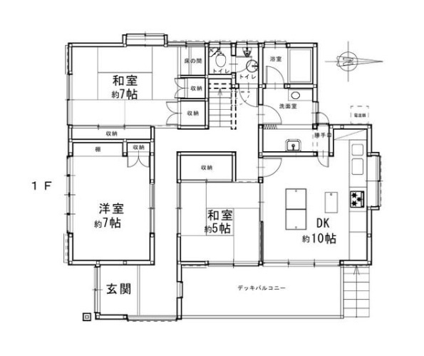 【間取り】 | 大枝西長町　一戸建