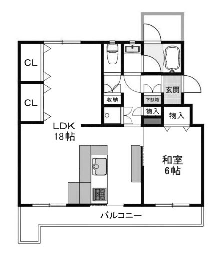 【間取り】 | 円明寺ヶ丘団地E棟