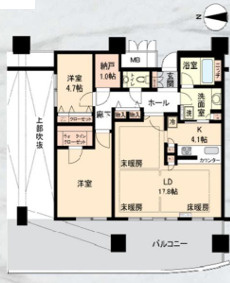 イーストコア曳舟二番館の間取り