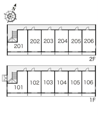 【区画図】 | レオパレスビューフレア